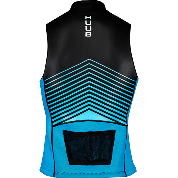 2025 Huub Mens Aluna SUP & Swim Neoprene Top ALUNAVEST - Black / Blue